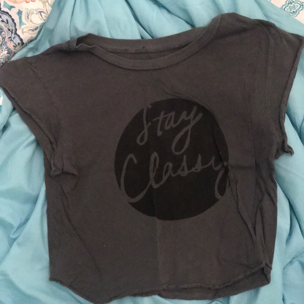 Brandy Melville Stay Classy Crop